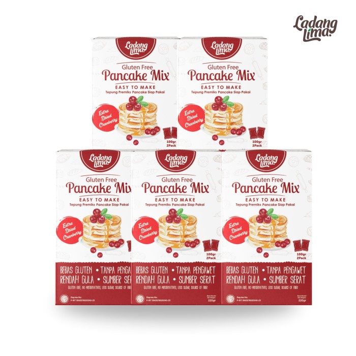 

BISA COD 5pcs - Tepung Pancake Mix 220gr
