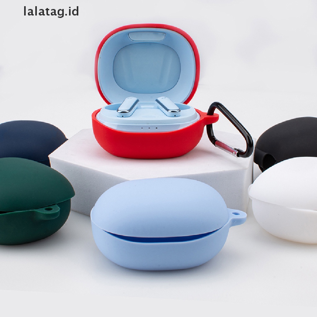 (lalatag) 1pc Case Silikon Shcokpoof Cover Proteksi Earphone Bluetooth Wireless Anker Soundcore Life P3 Dengan Kait