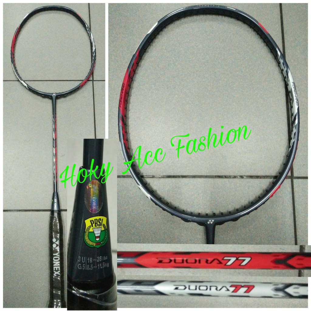 Raket Badminton Yonex Duora 77 100%Original New Colour 2018
