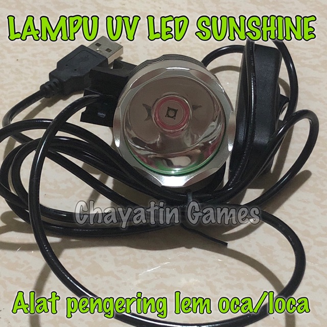 LAMPU UV LED / Alat Pengering Lem UV OCA LOCA Model Soket USB SUNSHINE