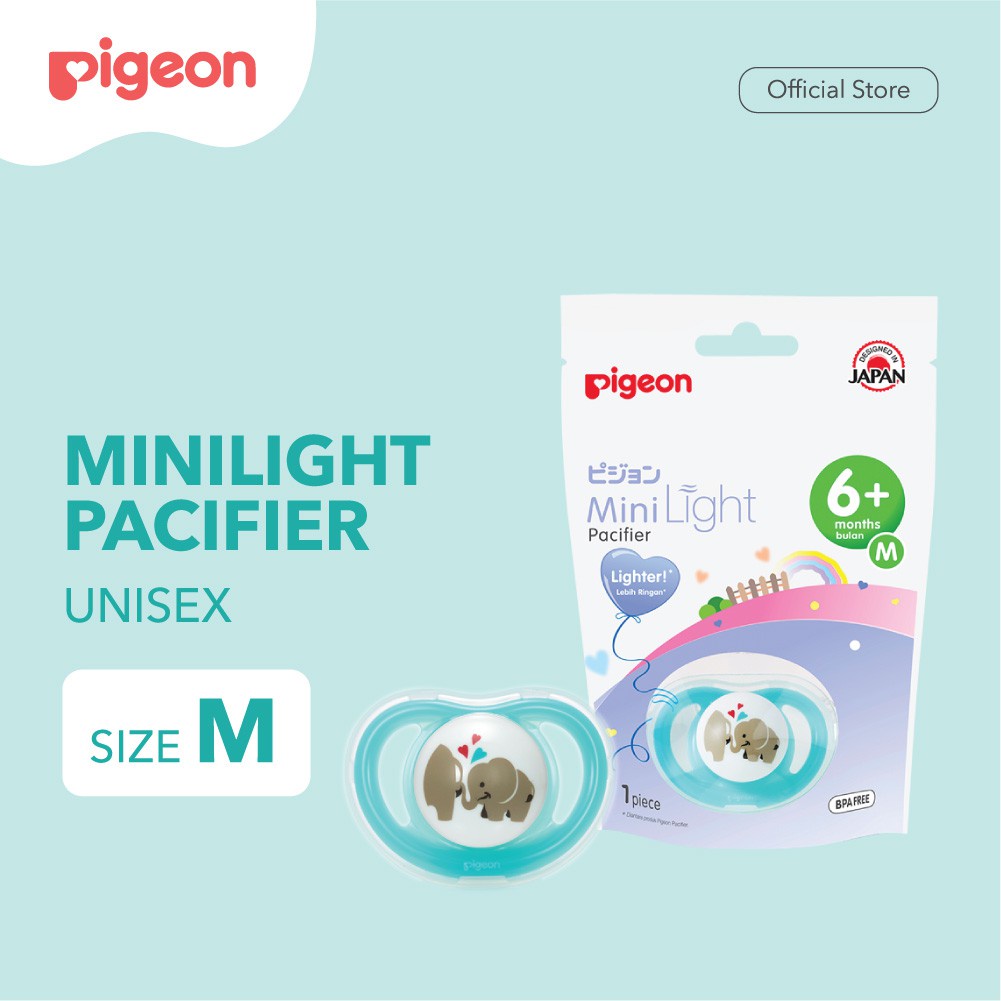 PIGEON PACIFIER MINI LIGHT SIZE-S / EMPENG BAYI/DOT / DOT BAYI