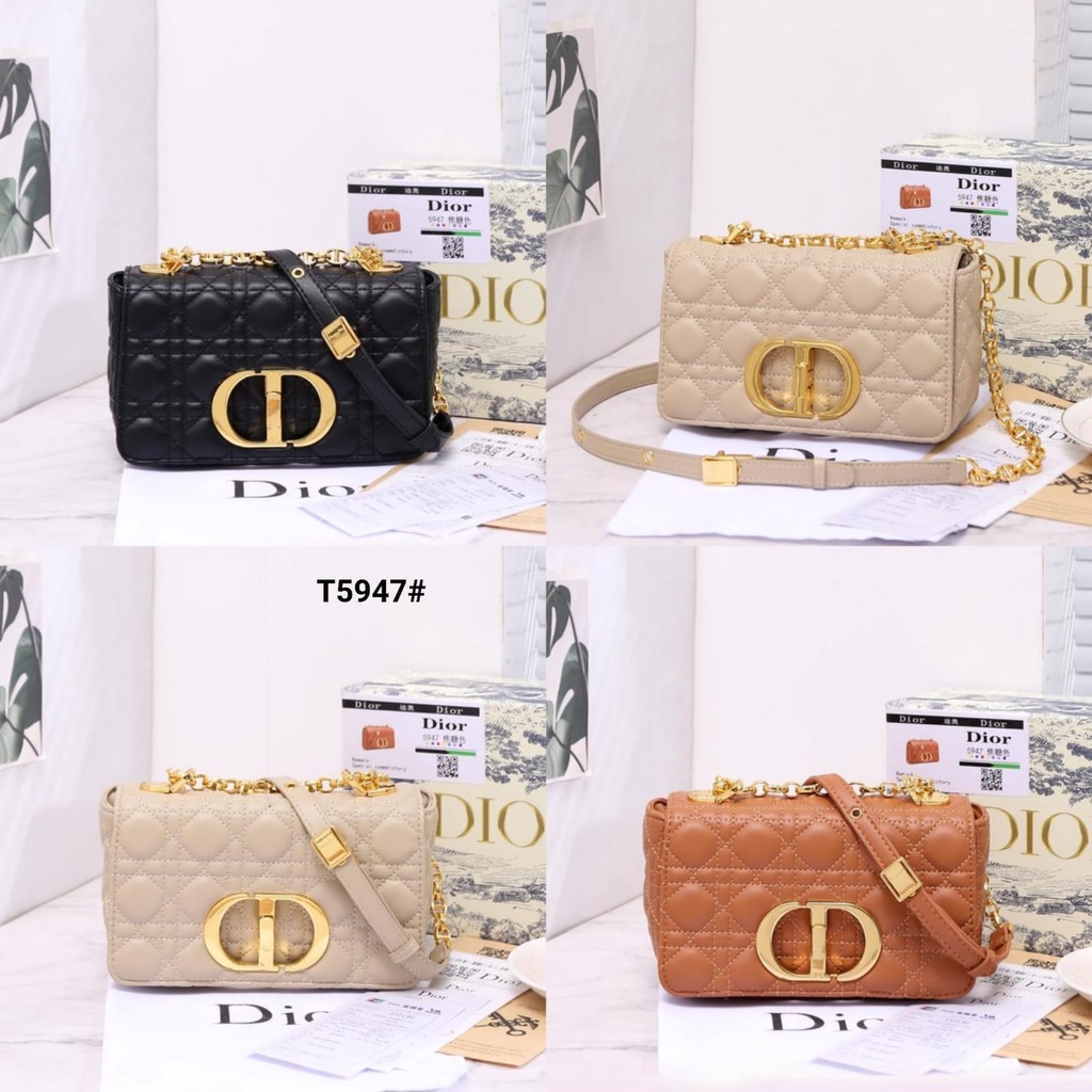 Tas CD Christian Dior Small T5947 ZXC 94 batam impor original fashion branded reseller sale