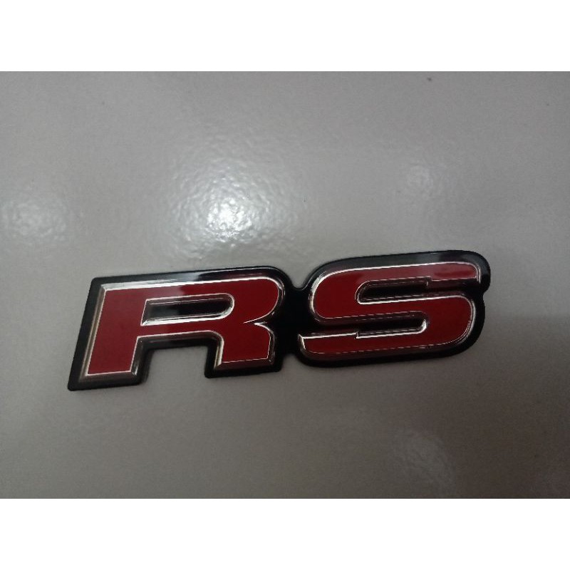 emblem logo RS mobil Honda belakang