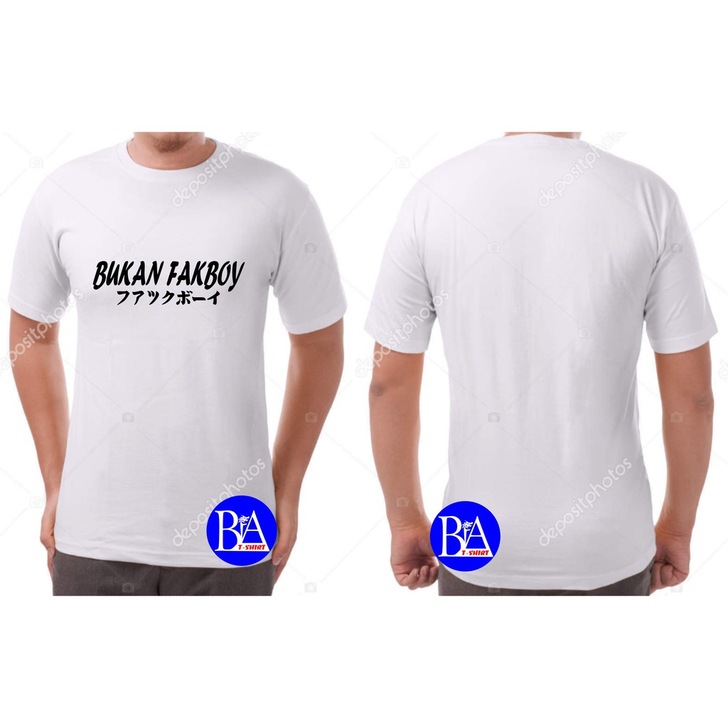 KAOS BUKAN FAKBOY/PRIA NEW FASHION/KAOS MURAH/APPSCOLLECTION/KAOS KOTAK KOTAK/KAOS CATUR/KAOS TULISA