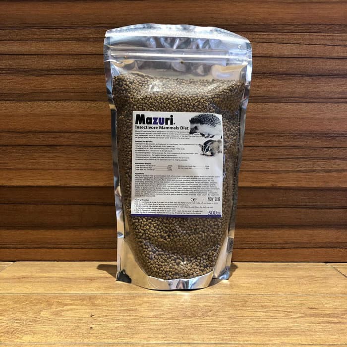 

Pet Republic Makanan Landak/ Sugarglider MAZURI Insectivore 500gram