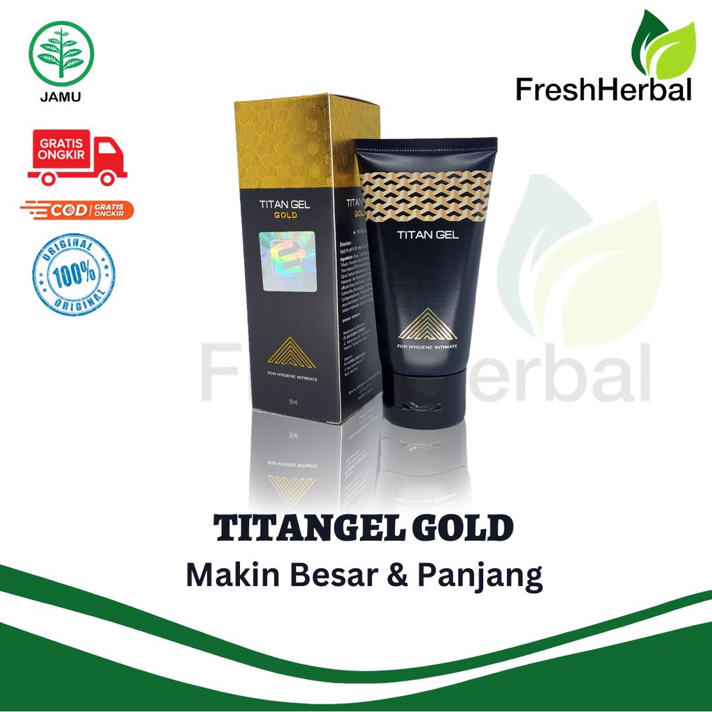 OBAT OLES PRIA ORIGINAL BPOM FATIKHA | TITAN GEL GOLD