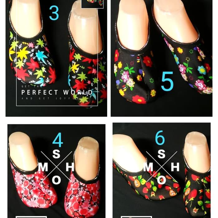 1 PCS Kaos kaKi WANITA tawaf MOTIF / anti licin / kaos kaki umroh / sepatu umroh