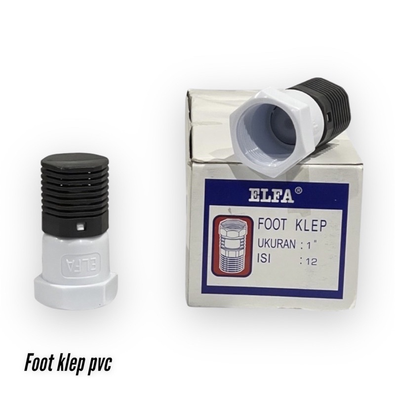 Foot klep foot valve pvc 1/2” 3/4” 1inch