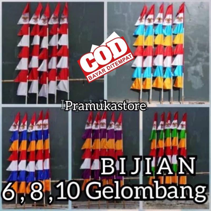 Bijian Bendera UMBUL UMBUL Gergaji Panjang 2,5 meter 3 meter 3,5 meter Bendera umbul umbul Bendera I