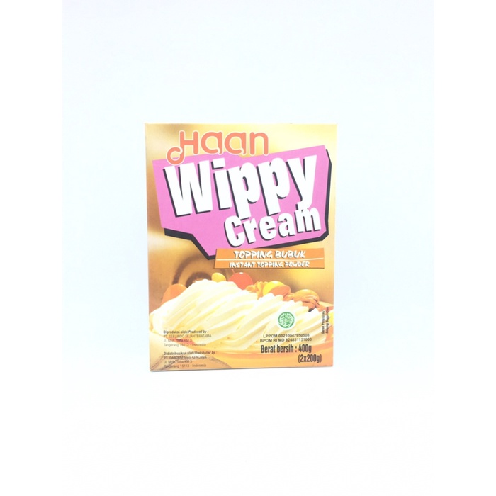 

Siap Kirim Haan Wippy Cream 400Gr