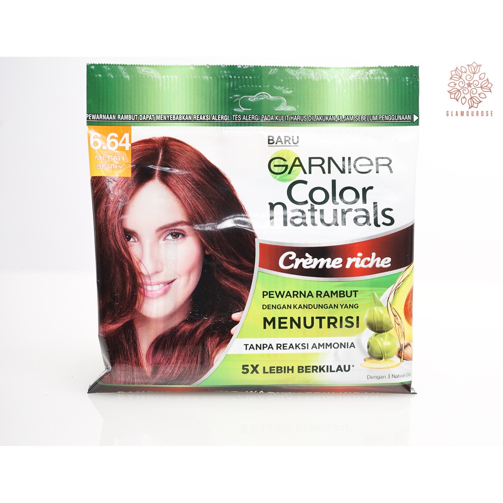  Garnier Color Natural Sachet Pewarna Developer 20ml 