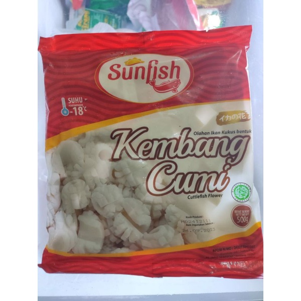 Sunfish kembang cumi / cumi flower 500gr