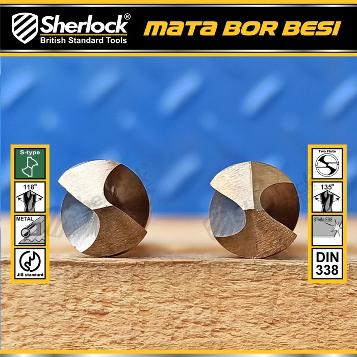 Mata Bor Besi 3.5 mm / Sherlock JIS Standard High Speed Steel Cobalt (1 Pcs)