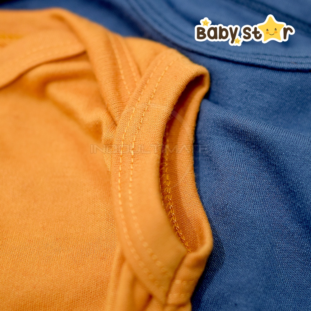 Jumpsuit Bayi Tanpa Lengan Jumper Kutung Bayi BABY STAR BCS-177 Baju Bayi Pakaian Bayi Jumper bayi Jumsuit bayi Baju Tidur Bayi Laki Laki Perempuan Newborn