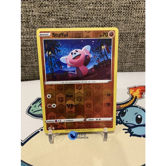 Pokemon TCG English Stufful - 150/264 - Reverse Holo Fusion Strike