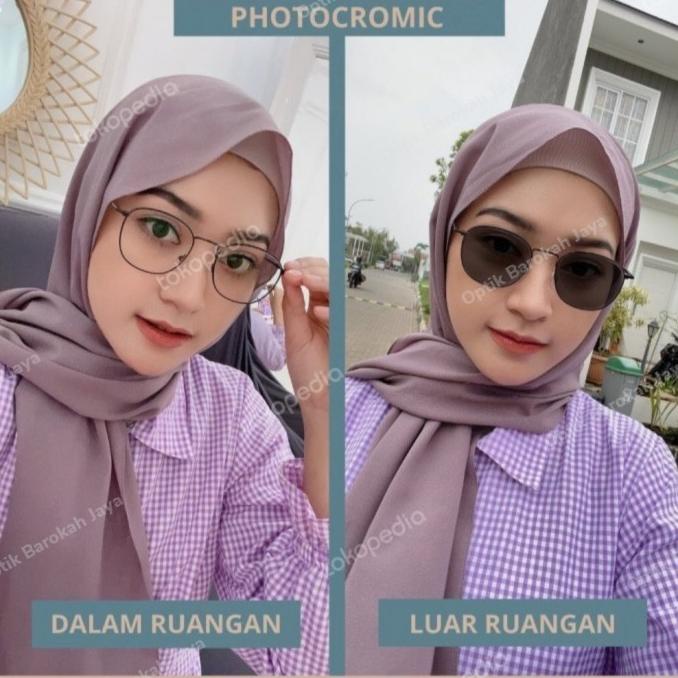 Kaca Mata Minus Cldr Wanita Korea Terbaru Lensa Photocromic
