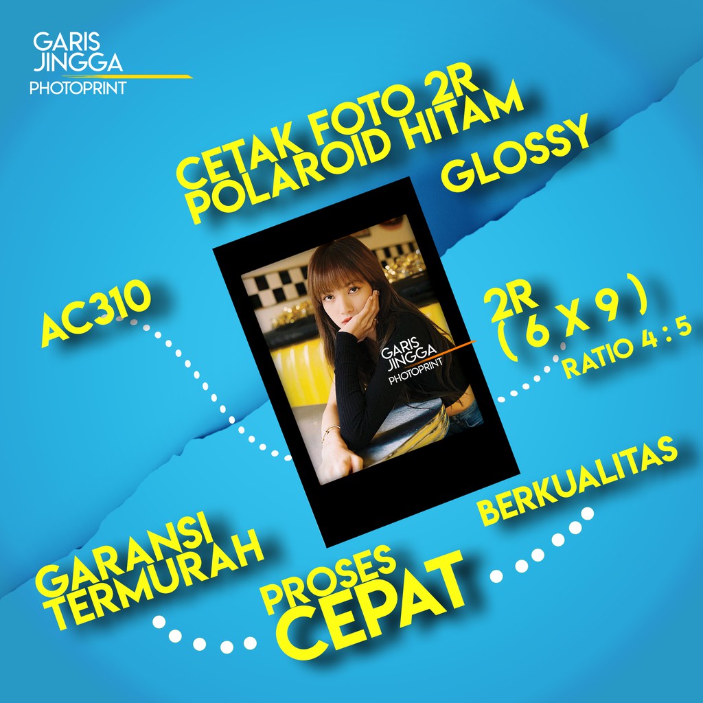 CETAK POLAROID HITAM 2R