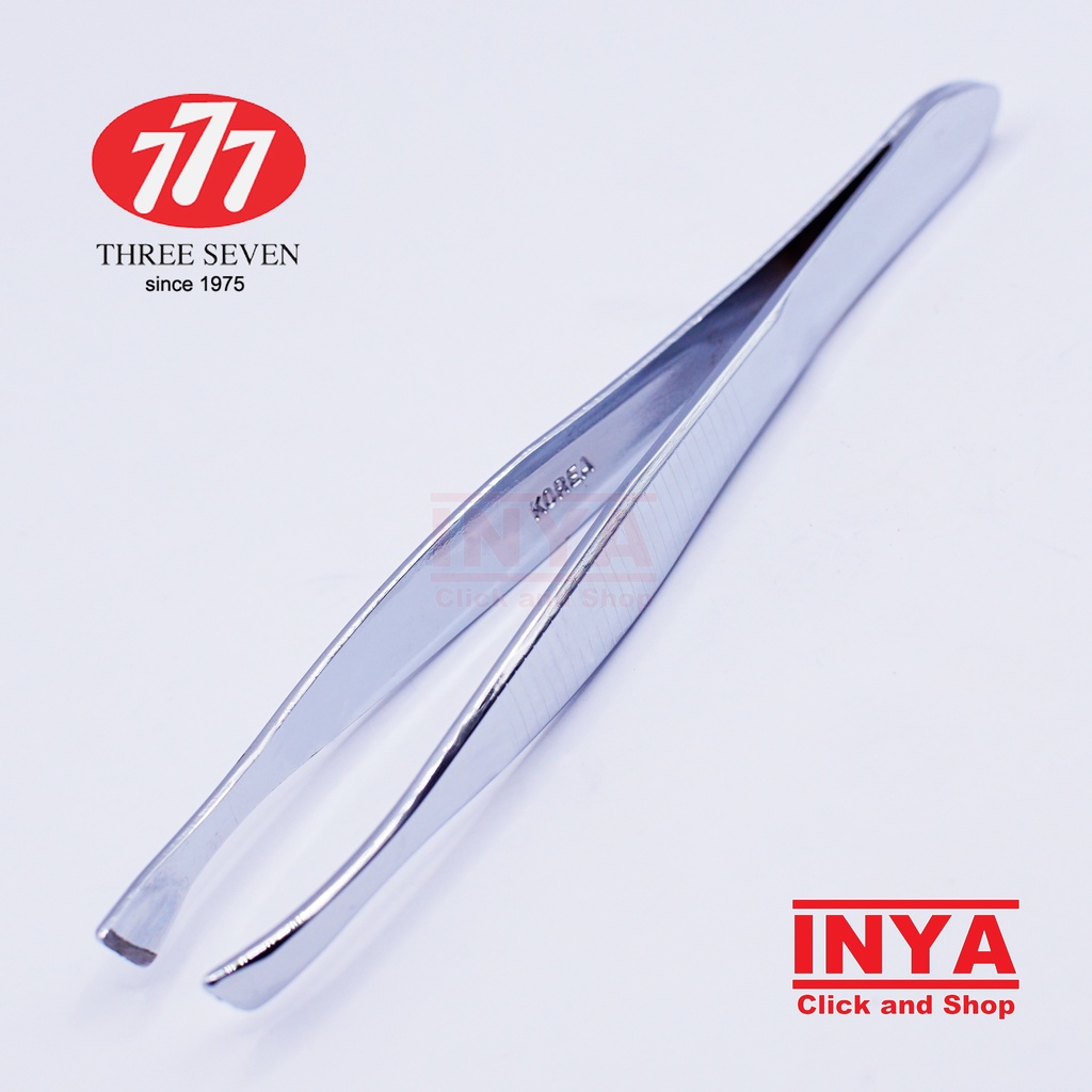 PINSET ALIS 777 THREE SEVEN SILVER ORIGINAL - EYEBROW TWEEZER