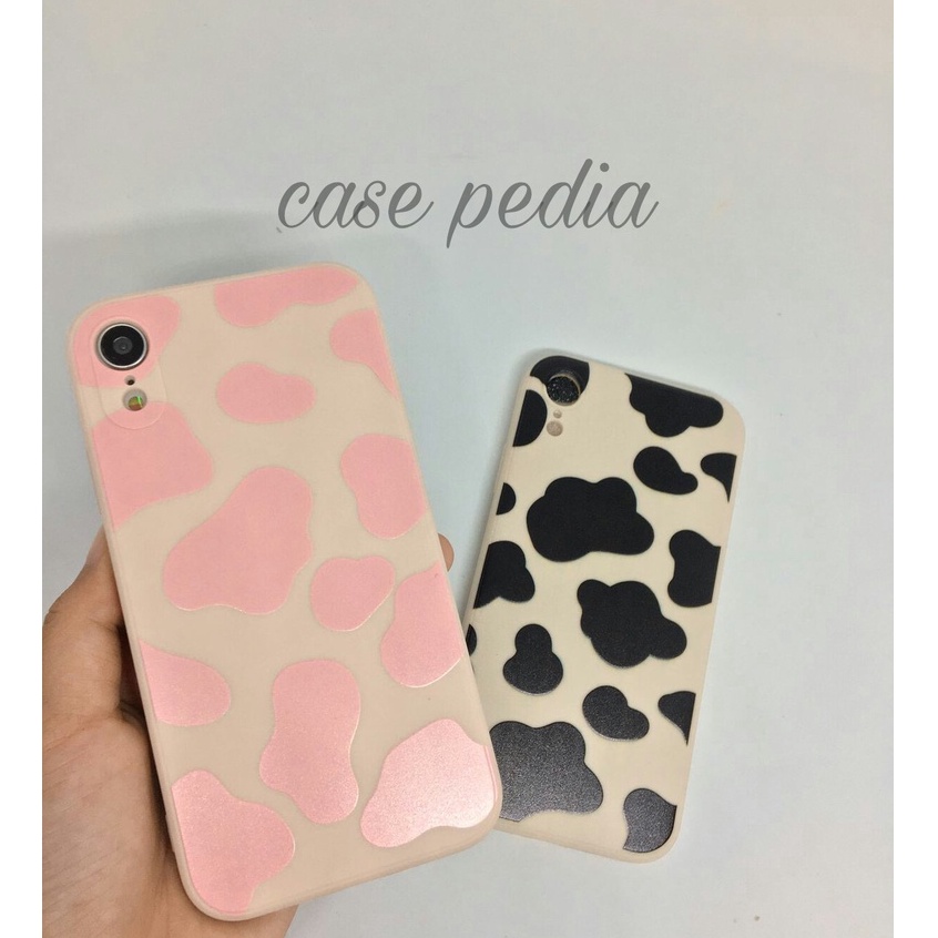 Soft Case Cow REALME C25 C25S C21 C20 C21Y C15 C12 C11 C3 C2 C1 C30 C31 C35 Realme 2 5 5s 5i 6 6s 6i 8 9 9i  Pro Silikon Casing Square