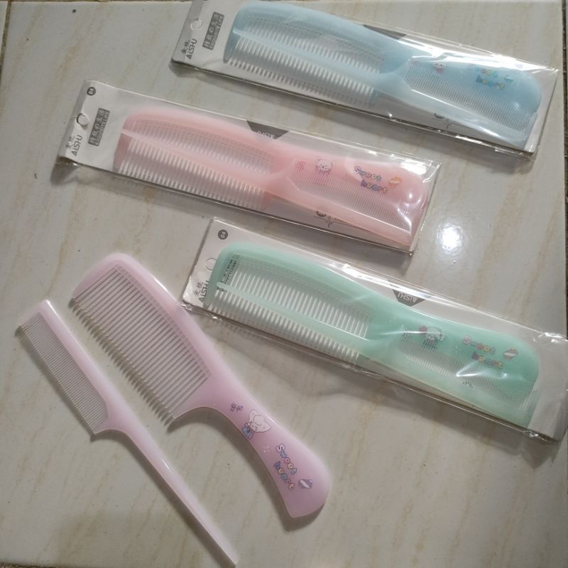 SISIR RAMBUT KARAKTER LUCU MURAH BAHAN PLASTIK