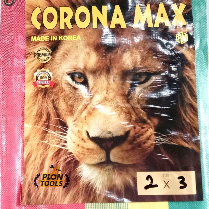 Terpal A20 2x3 Corona Max Stripe Terpaulin Terpal Korea Terpal plastik Terpal kolam ikan Terpal Lemb