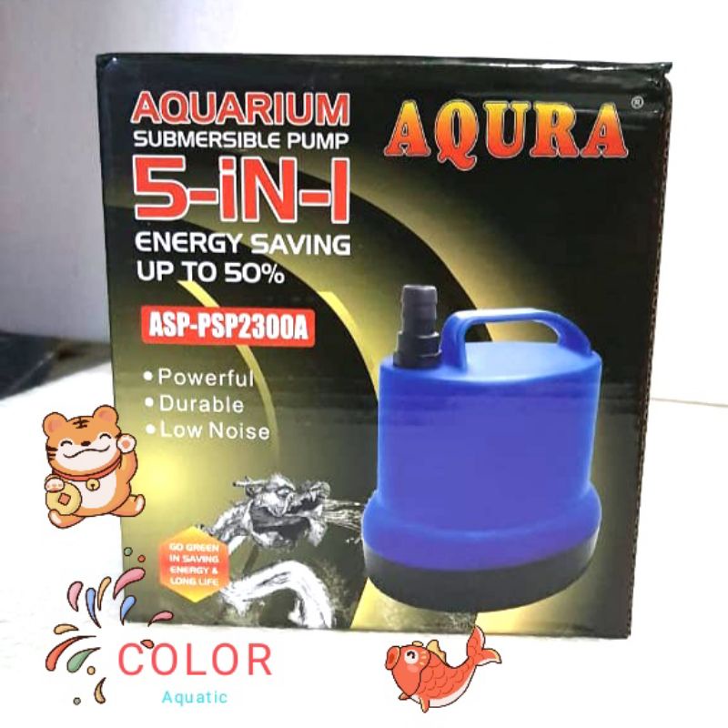Pompa AQURA PSP-2300A Pompa Aquarium Kolam 27Watt
