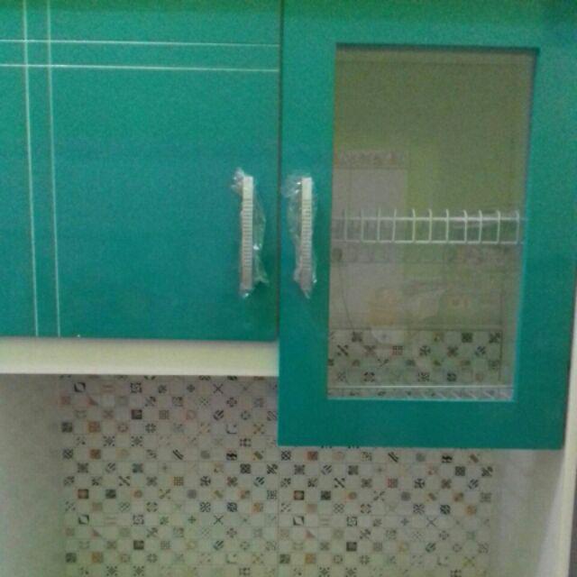Lemari Dapur 2 Pintu Minimalis Eksklusif  (ketebalan Bahan Full 15mm)