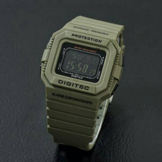 Jam tangan digitec dg 2088 army original