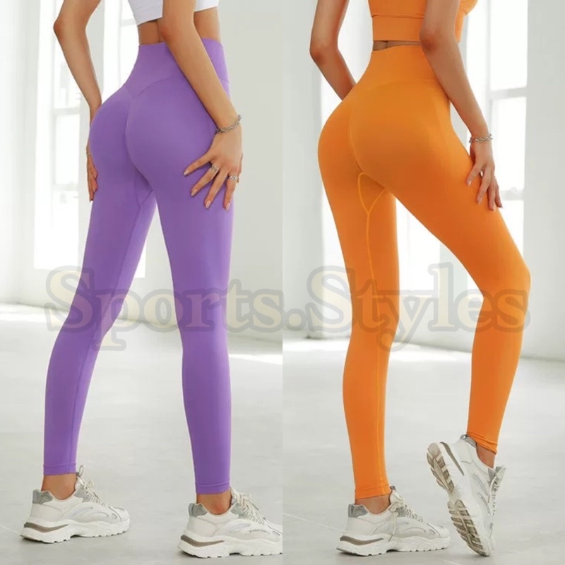 Sports.Styles.id Celana Legging wanita K019 Hips Polos booty olahraga fitnes gym yoga zumba