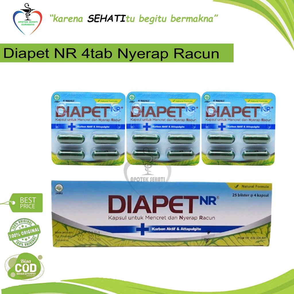 DIAPET NR PER STRIP ISI 4 NYERAP RACUN