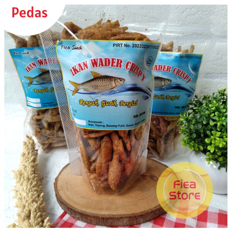 

Piscoklegit_ Wader Crispy 100 Gram/Keripik Ikan Wader Terlaris / Wader Crispy Rendah Minyak