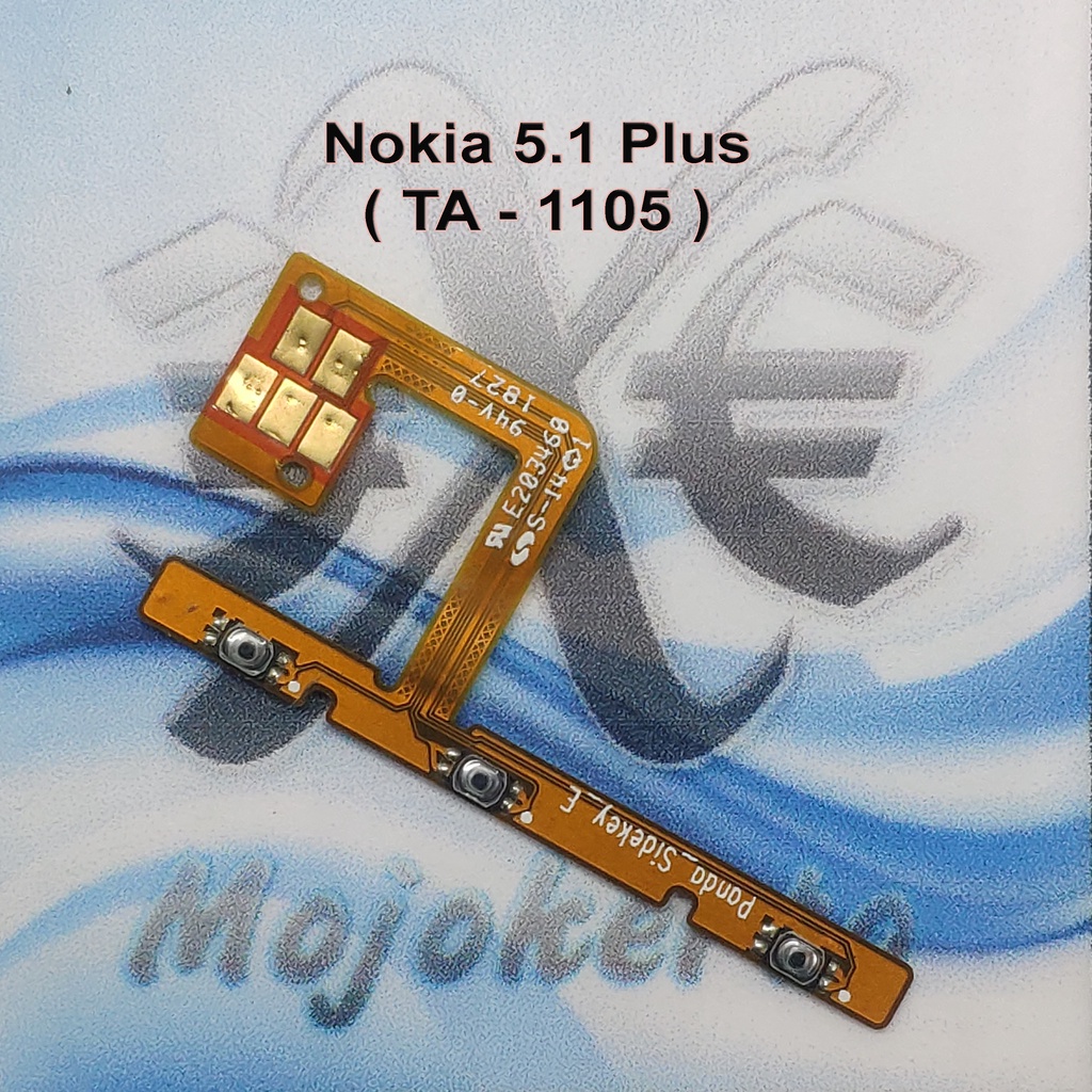 Nokia 5.1 Plus( TA-1105) Fleksibel tombol power flexible on off volume original copotan - eXe Comp
