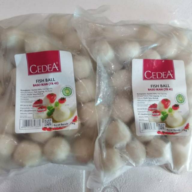 

Bakso Ikan ala Singapore Cedea 1kg (45pcs)