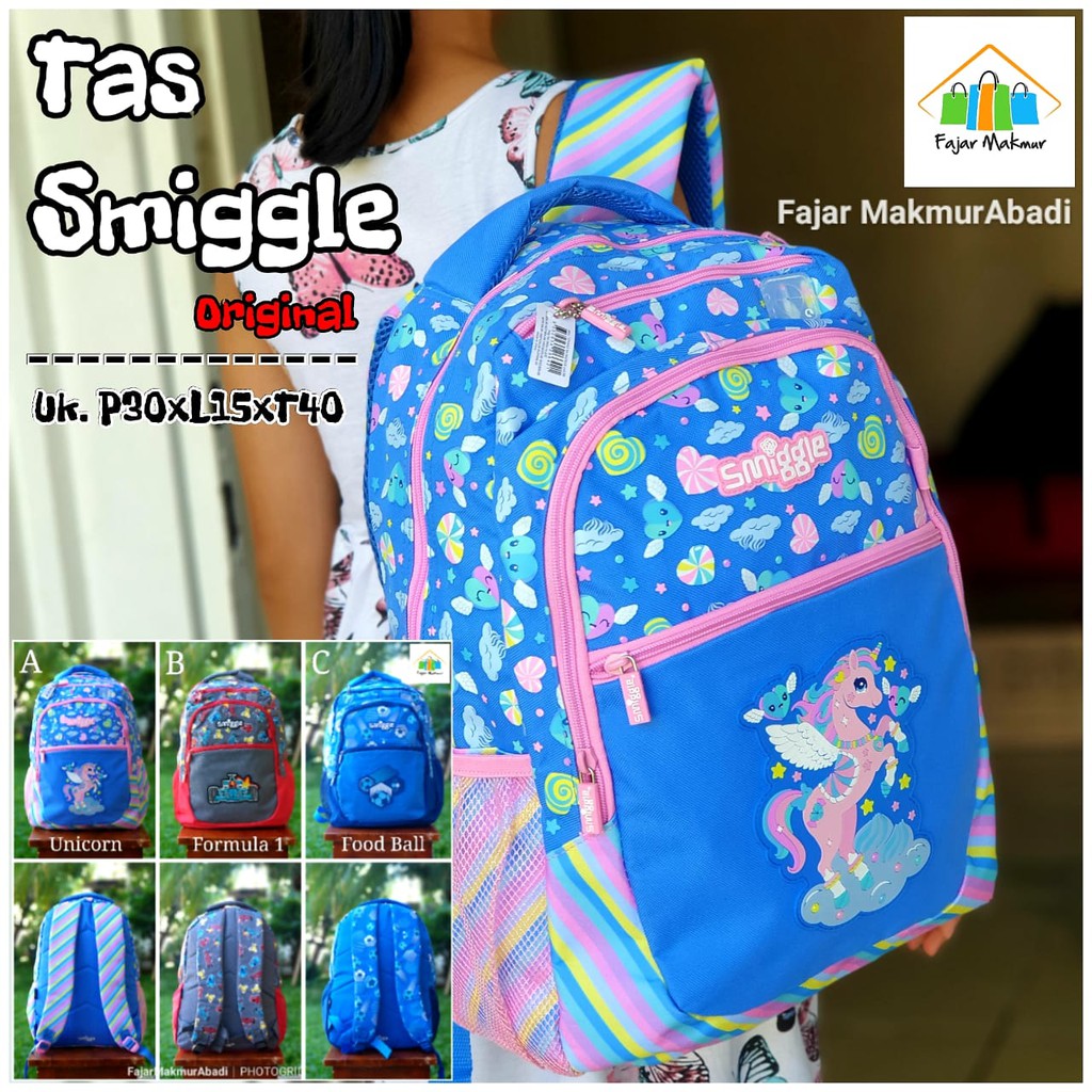 TAS SMIGGLE ORIGINAL SEKOLAH ANAK SD SMP SMA / RANSEL SMIGGLE / BACKPACK SMIGGLE / E029