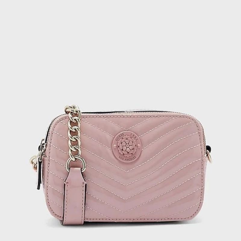 GUESSS Noelle Quilted Camera Crossbody