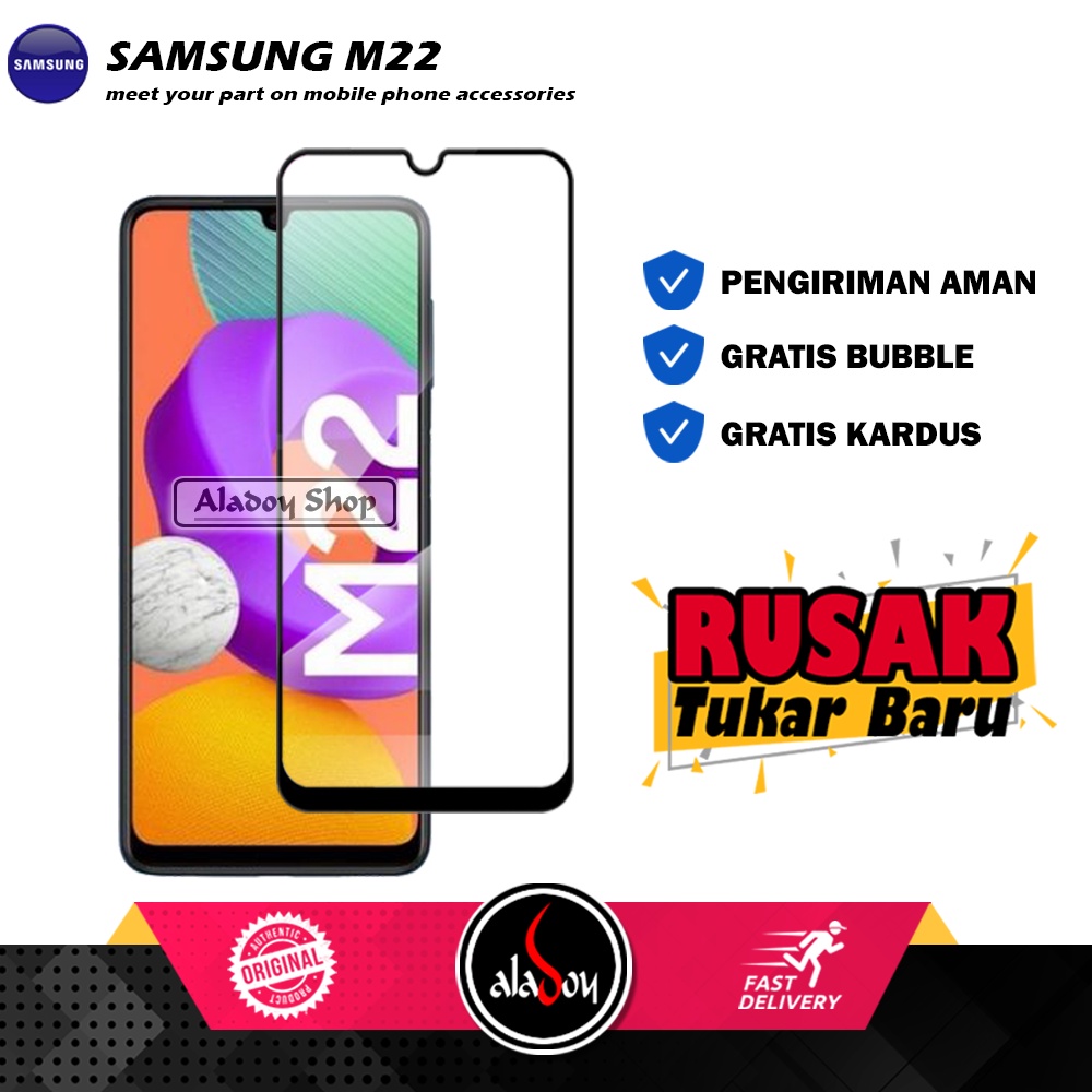 Tempered Glass Samsung M22 Anti Gores Layar Screen Protector