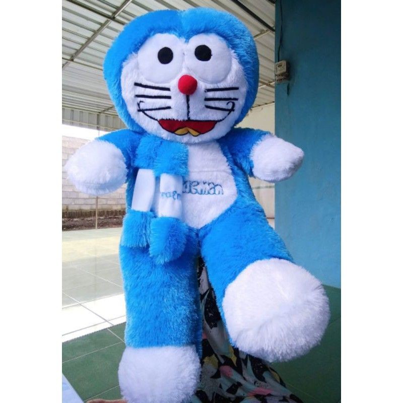 BONEKA DORAEMON 1 METER JUMBO / DORAEMON LUCU BONEKA TERMURAH TERLARIS