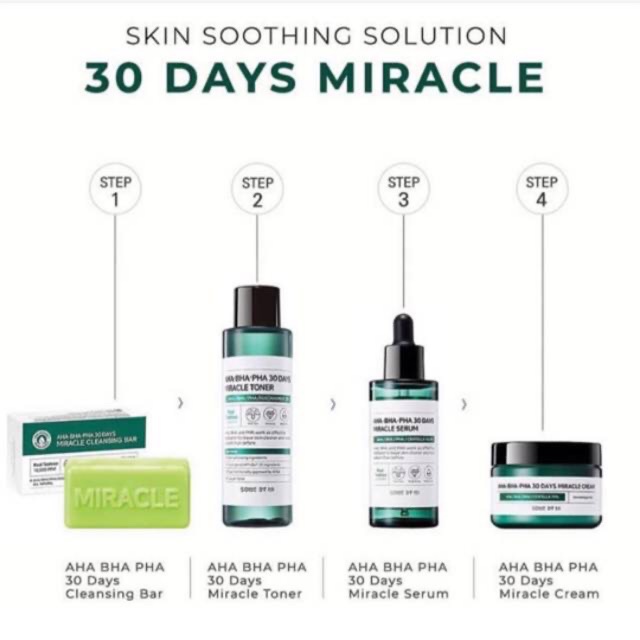 Image of SOME BY MI AHA.BHA.PHA 30 Days Miracle Mini Starter Kit | Miracle Solution Kit #4