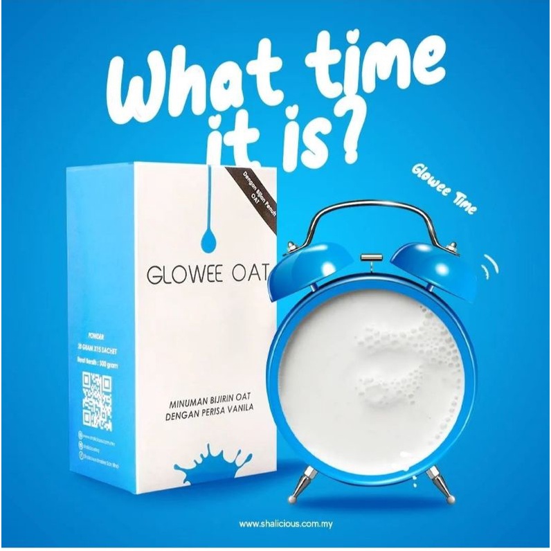 

Glowee oat Shalicious @15 sachet Rasa vanilla