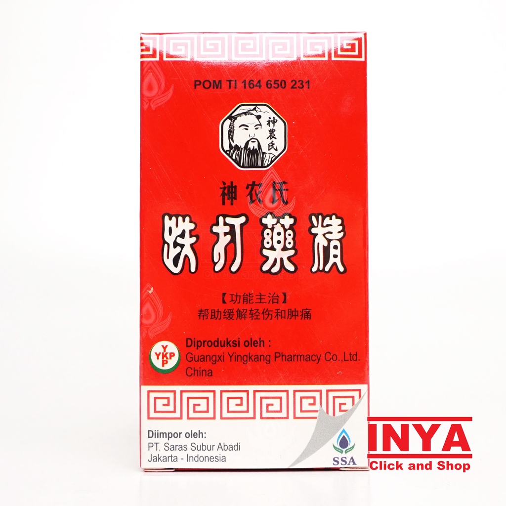 DIE DA YAO JING SHEN NONG SHI 30 cc SSA - Obat Luka dan Bengkak