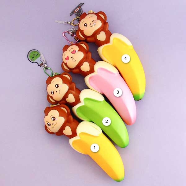 Squishy Inc - Puni Maru Cheeki In Banana 458 (Deff)