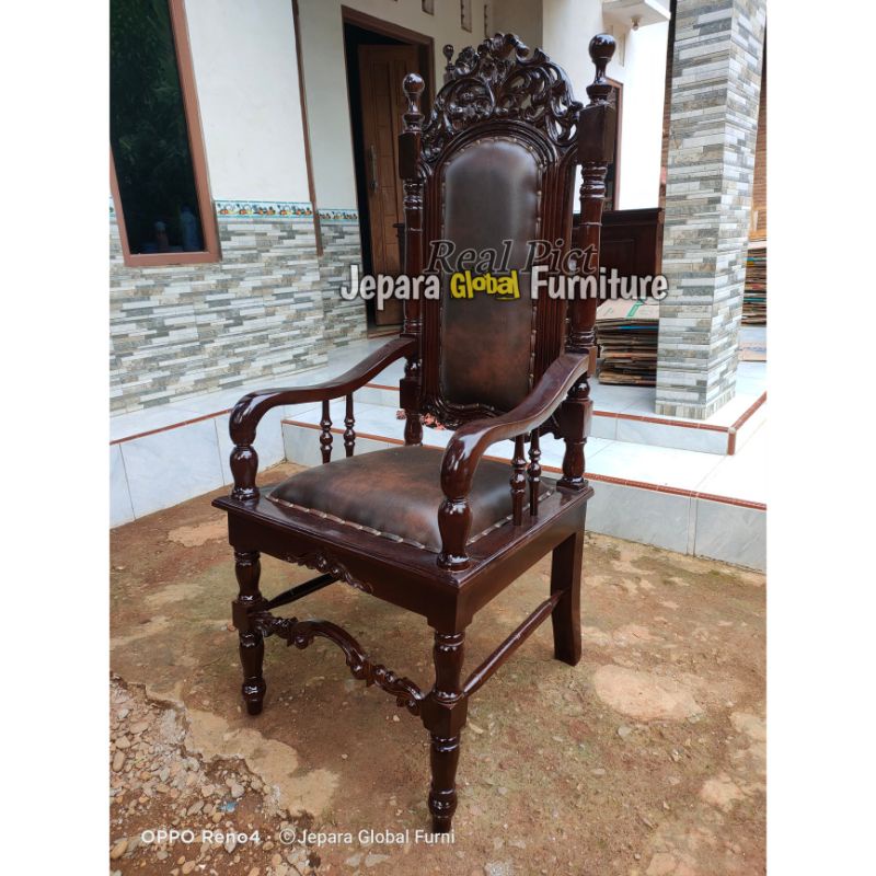 kursi jati pengadilan / kursi kejaksaan ukir jati ( kursi makan jati,kursi jati ukir , kursi kantor)