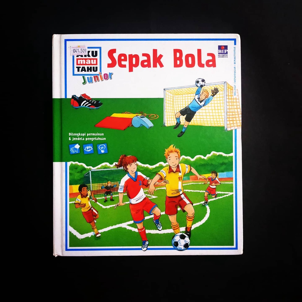 Buku Anak Seri Aku Mau Tahu Junior Sepak Bola Stok Kesatu