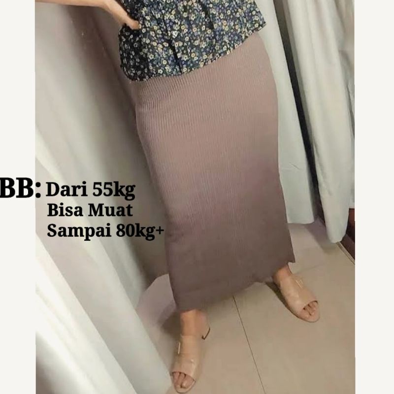 ROK SPAN RAJUT KNIT ALL SIZE STANDAR JUMBO / MAXI SKIRT / MAXI SKIRT JUMBO / MAXI SKIRT RAJUT JUMBO / ROK SPAN KNIT / SPAN KNITTED / MAXI SKIRT JUMBO / ROK SPAN RAJUT JUMBO / SABBY SKIRT LOOK (PETITE SIZE TO PLUS SIZE) / ROK SPAN / SHOLIHATSTORE