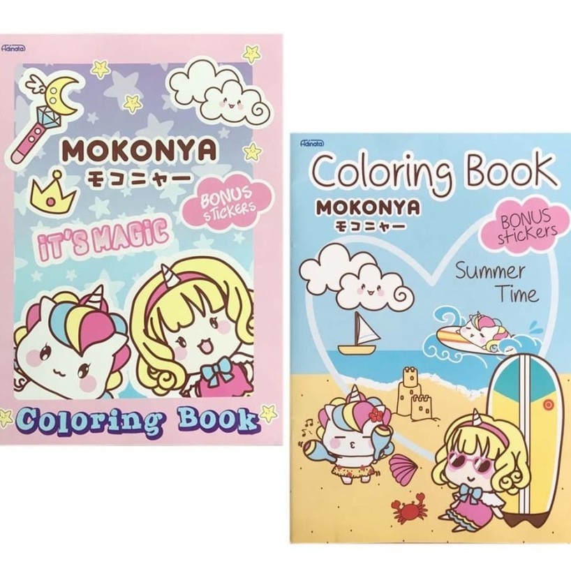 Buku Mewarnai MOKONYA . Coloring Book Adinata