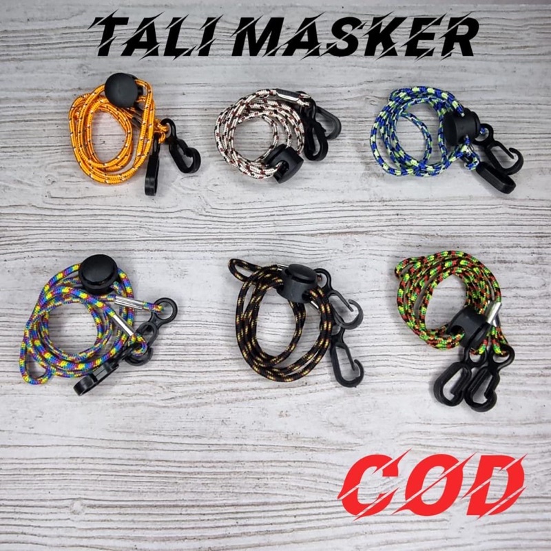 GROSIR TALI MASKER WARNA CANDY BAHAN NYALON UNIVERSAL