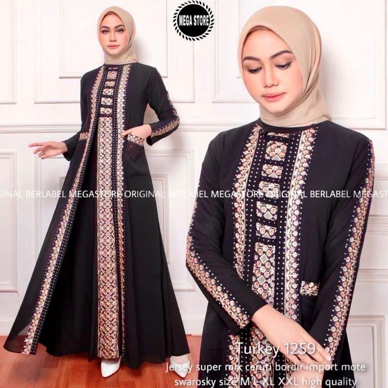 Turkey abaya series 1259