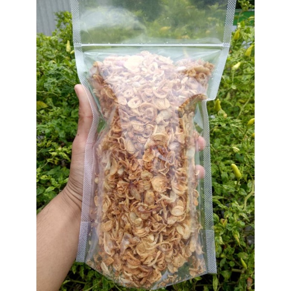 

BAWANG GORENG CAMPUR TEPUNG BRAMBANG GORENG RENYAH KEMASAN 10OO GR