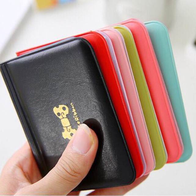 PA DOMPET KARTU MURAH MINI CANTIK PITA CUTIE RIBBON 12 CARD HOLDER SOUVENIR IMPORT KOREA TF041