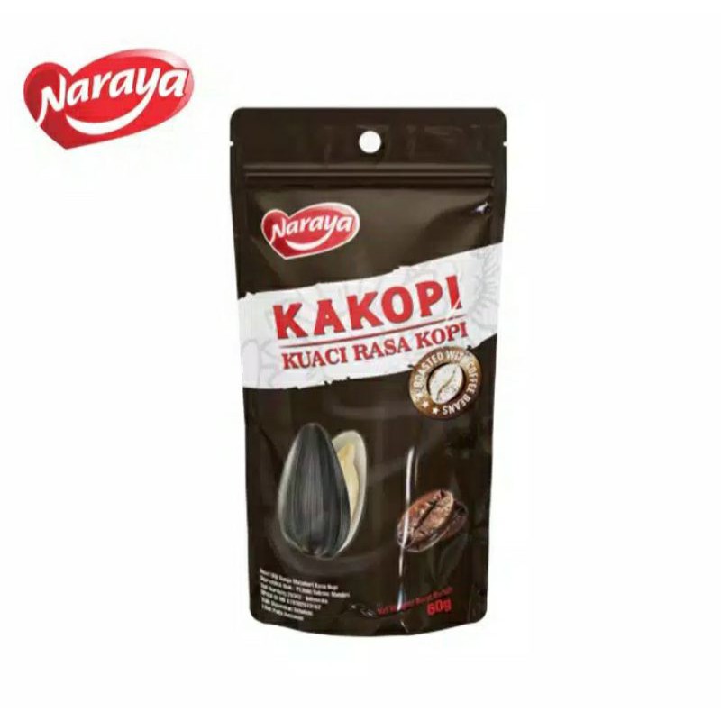 Naraya kakopi kuaci rasa kopi 60gr kwaci kuaci biji bunga matahari kwaci kopi kuaci kakopi kuaci